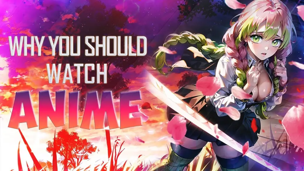 Pengalaman Menonton Anime yang Menyenangkan Gambar seseorang yang menikmati menonton anime di smartphone
