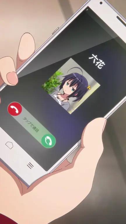 Menikmati Anime di Ponsel Cuplikan gambar anime di ponsel