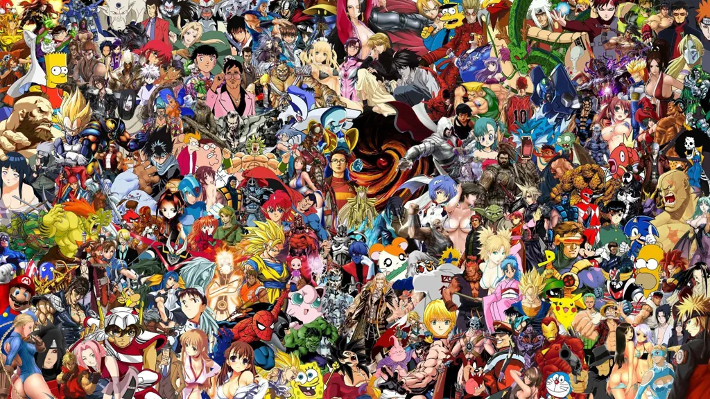 Berbagai karakter anime favorit Gambar berbagai karakter anime yang populer