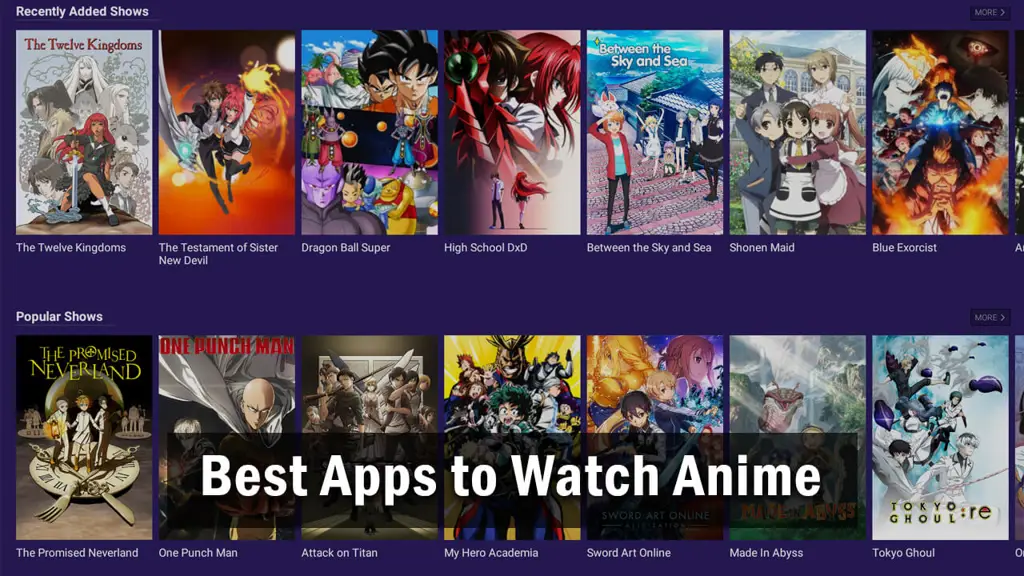 Aplikasi Streaming Anime Terbaik Gambar berbagai aplikasi streaming anime terbaik