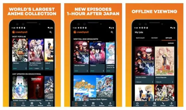 Menikmati Anime di Ponsel Menonton anime di smartphone
