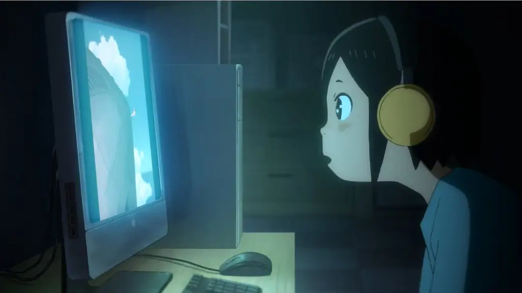 Pengalaman Menonton Anime Gambar orang yang menikmati menonton anime