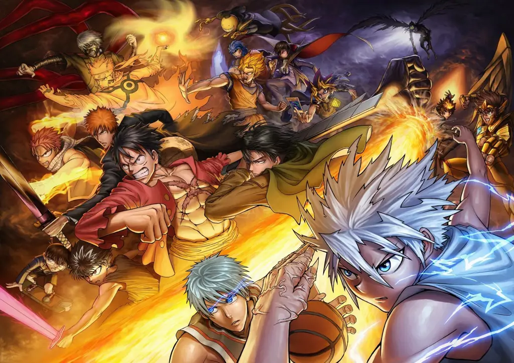 Nikmati beragam anime dengan aplikasi pilihan Karakter-karakter anime yang beragam