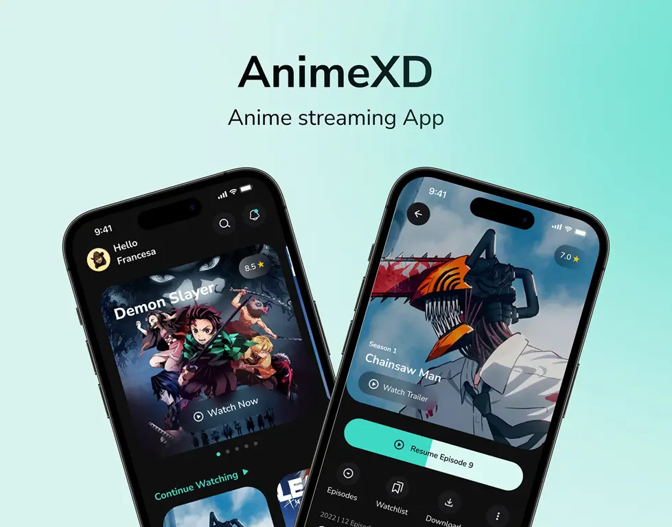 Contoh Antarmuka Aplikasi Streaming Anime yang Ramah Pengguna Antarmuka aplikasi streaming anime