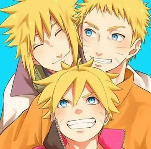 Momen kebersamaan Naruto dan Boruto Naruto dan Boruto bersama-sama