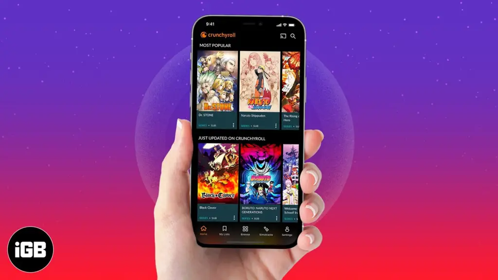 Aplikasi Streaming Anime Terbaik di iPhone Gambar berbagai aplikasi streaming anime di iPhone