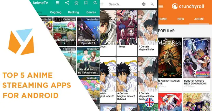 Aplikasi Streaming Anime Terbaik Gambar berbagai aplikasi streaming anime terbaik