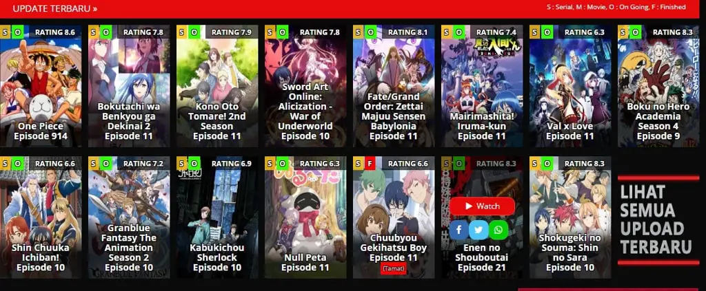 Menonton anime secara legal dan aman Situs web nonton anime yang legal dan aman