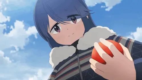Keindahan alam dalam anime Yuru Camp△ Gambar Yuru Camp△