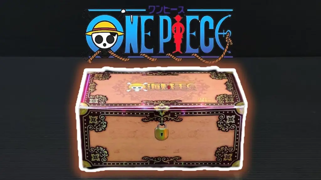 Harta Karun One Piece Gambar peti harta karun One Piece yang penuh emas