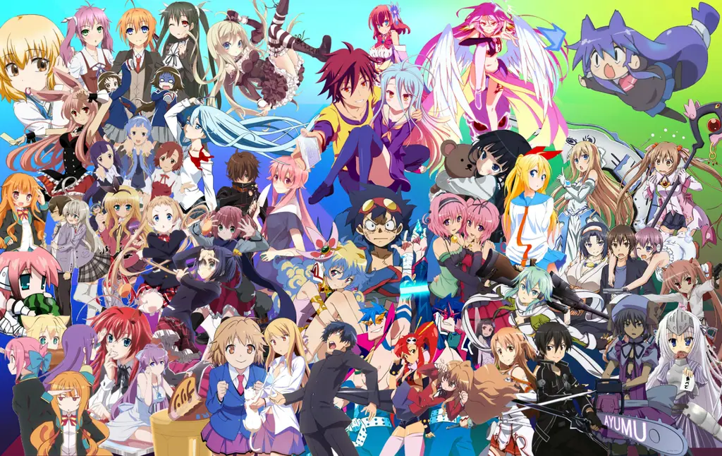 Berbagai Karakter Anime Favorit Gambar berbagai karakter anime