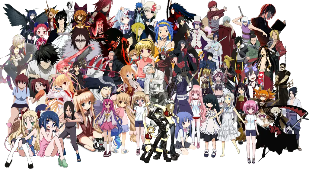 Berbagai Karakter Anime Gambar berbagai karakter anime